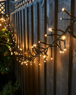 WeRChristmas Outdoor Cluster Multi-Function 500 LED Light String, Warm White