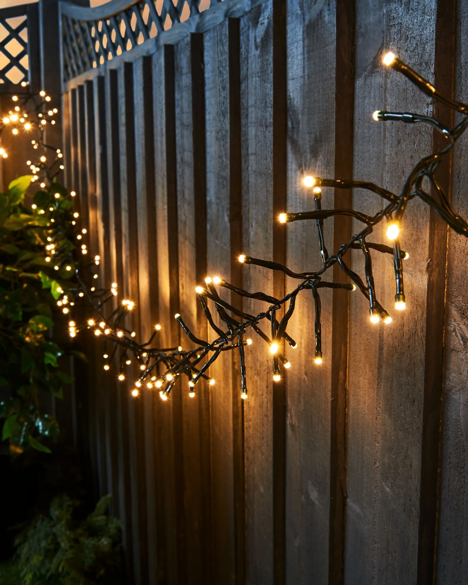 WeRChristmas Outdoor Cluster Multi-Function 500 LED Light String, Warm White