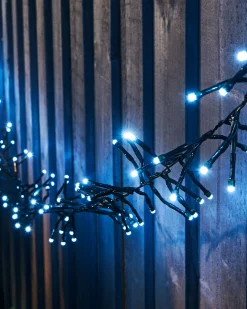 WeRChristmas Outdoor Cluster Multi-Function 500 LED Light String, Ice White