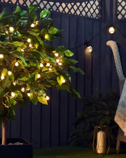WeRChristmas Outdoor Multi-Function 100 Berry LED Light String, Warm White