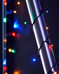 WeRChristmas Outdoor Multi-Function 120 LED Light String, Multi Colour