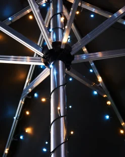 WeRChristmas Outdoor Multi-Function 120 LED Light String, Warm White & Ice White