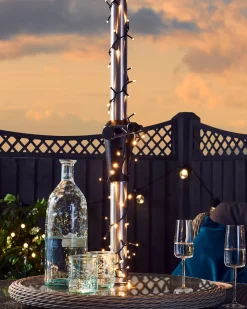 WeRChristmas Outdoor Multi-Function 960 LED Light String, Warm White