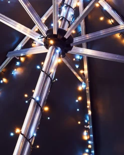 WeRChristmas Outdoor Multi-Function 960 LED Light String, Warm White & Ice White
