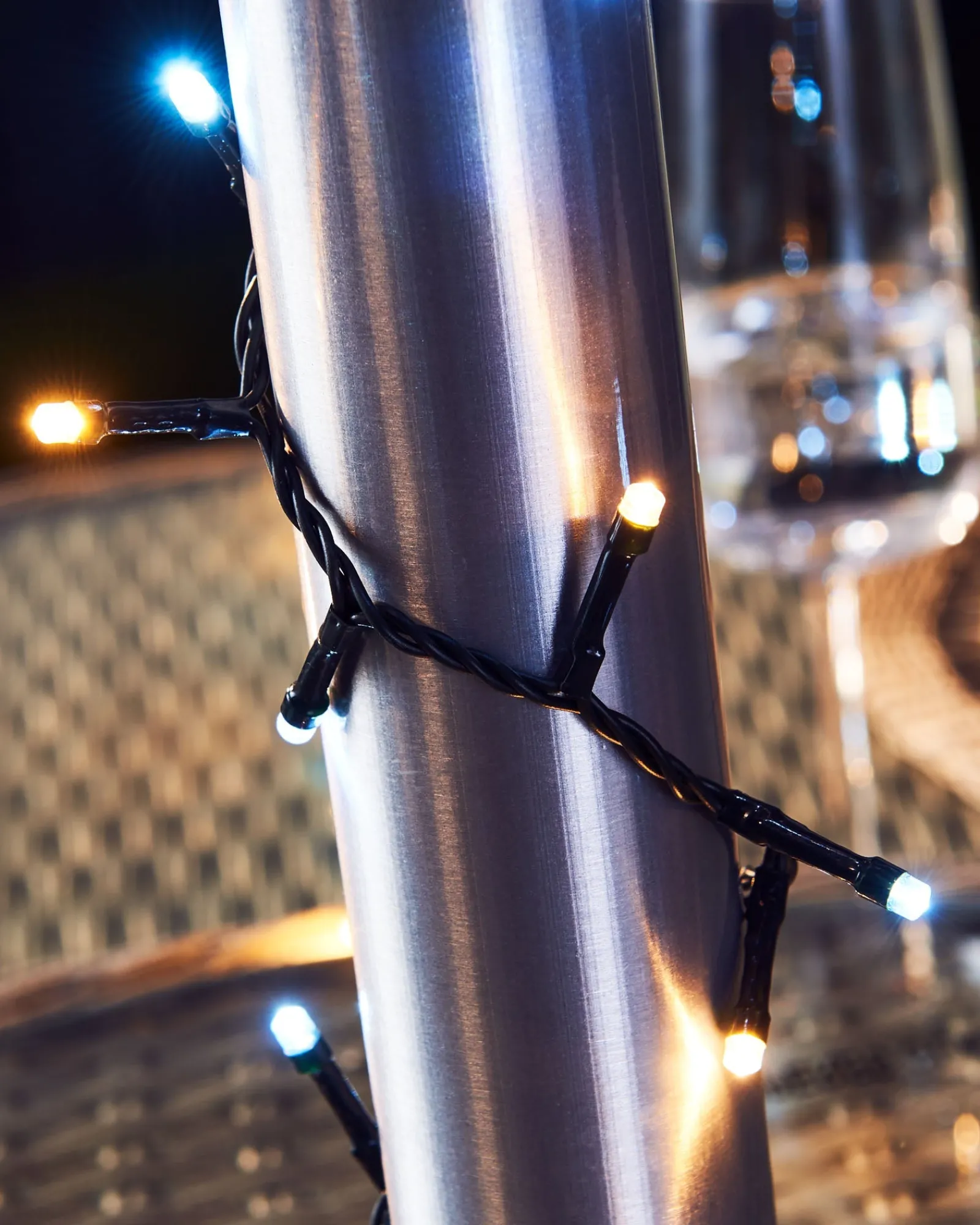 WeRChristmas Outdoor Multi-Function 960 LED Light String, Warm White & Ice White