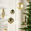 WeRChristmas Pale Gold Glass Baubles, 20 Pack
