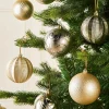 WeRChristmas Pale Gold Shatterproof Baubles, 16 Pack, 8 Cm
