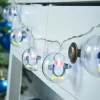 WeRChristmas Penguin Bauble LED Light String, 1.8 M
