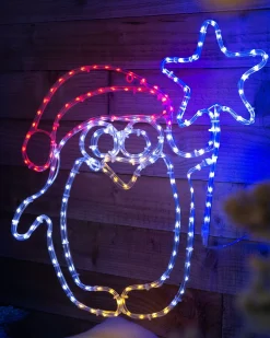 WeRChristmas Penguin Rope Light Silhouette, 50 Cm