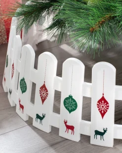 WeRChristmas Picket Fence Tree Collar, 68 Cm