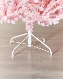 WeRChristmas Pink Sugar Snow Flocked Christmas Tree, 7 Ft
