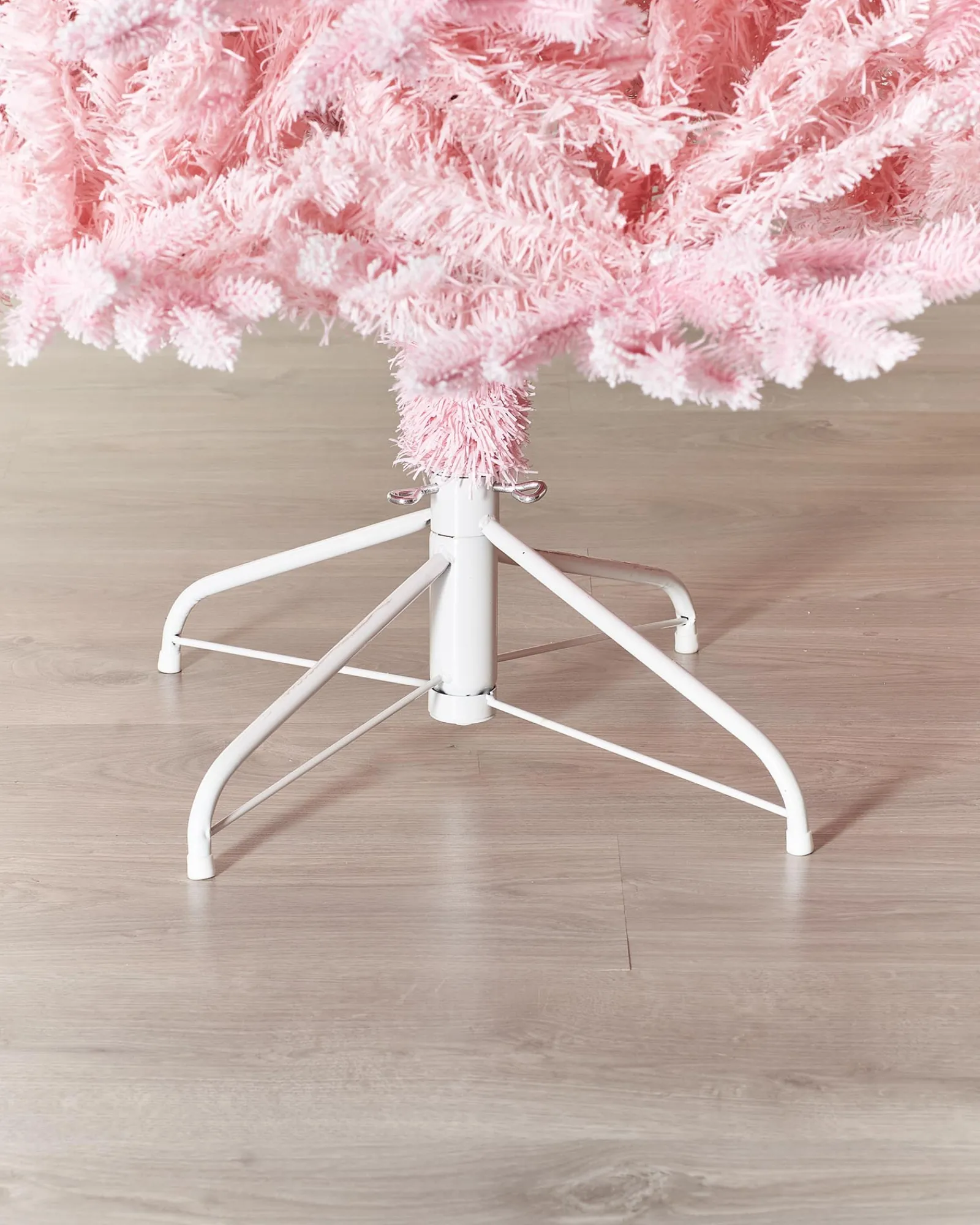 WeRChristmas Pink Sugar Snow Flocked Christmas Tree, 7 Ft