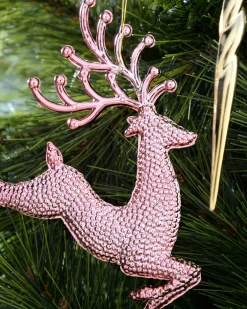 WeRChristmas Pink/Champagne Shatterproof Baubles Set, 50 Pack