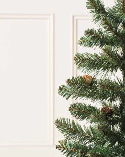 WeRChristmas Potted Craford Blue Pine Decorated Christmas Tree, 3 Ft