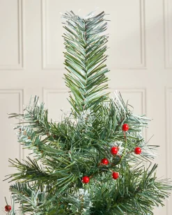 WeRChristmas Potted Scandinavian Blue Spruce Christmas Tree, 3 Ft