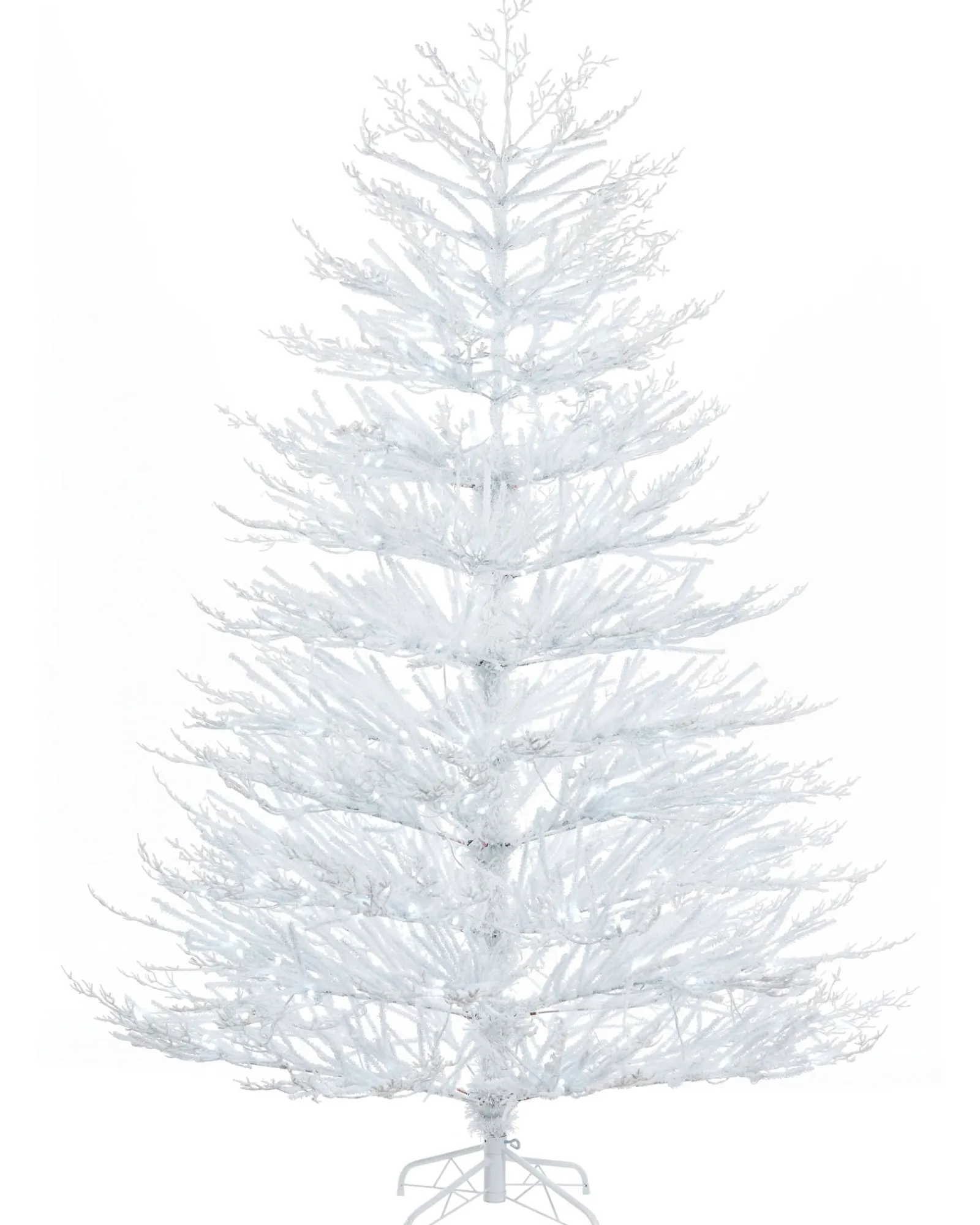 WeRChristmas Pre-Lit Arctic Ice Twig Christmas Tree, 7 Ft