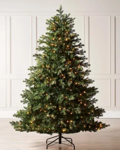 WeRChristmas Pre-Lit Balsam Fir Christmas Tree, 6 Ft