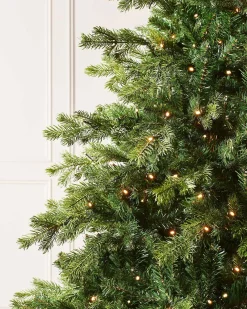 WeRChristmas Pre-Lit Balsam Fir Christmas Tree, 8 Ft