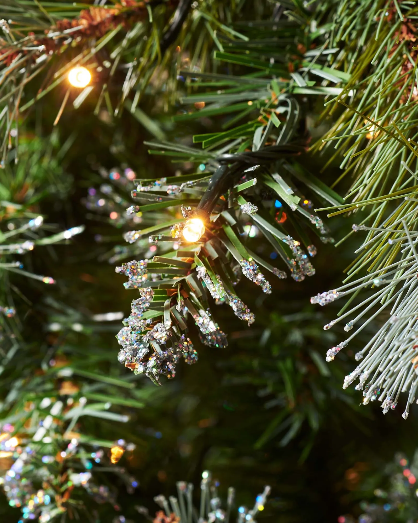 WeRChristmas Pre-lit Blue Brockton Spruce Christmas Tree, 7 Ft