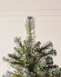 WeRChristmas Pre-lit Blue Brockton Spruce Christmas Tree, 7 Ft