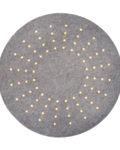 WeRChristmas Pre-Lit Christmas Tree Mat, Grey, 98 Cm