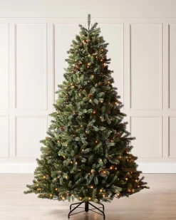 WeRChristmas Pre-Lit Craford Pine Christmas Tree, 7 Ft