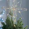 WeRChristmas Pre-Lit 3D North Star Christmas Tree Topper, 37 Cm