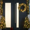 WeRChristmas Pre-Lit Decorative Christmas Trees, Wreath & Garland Bundle