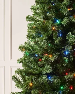 WeRChristmas Pre-Lit Emerald Spruce Christmas Tree, Multi Colour, 6 Ft
