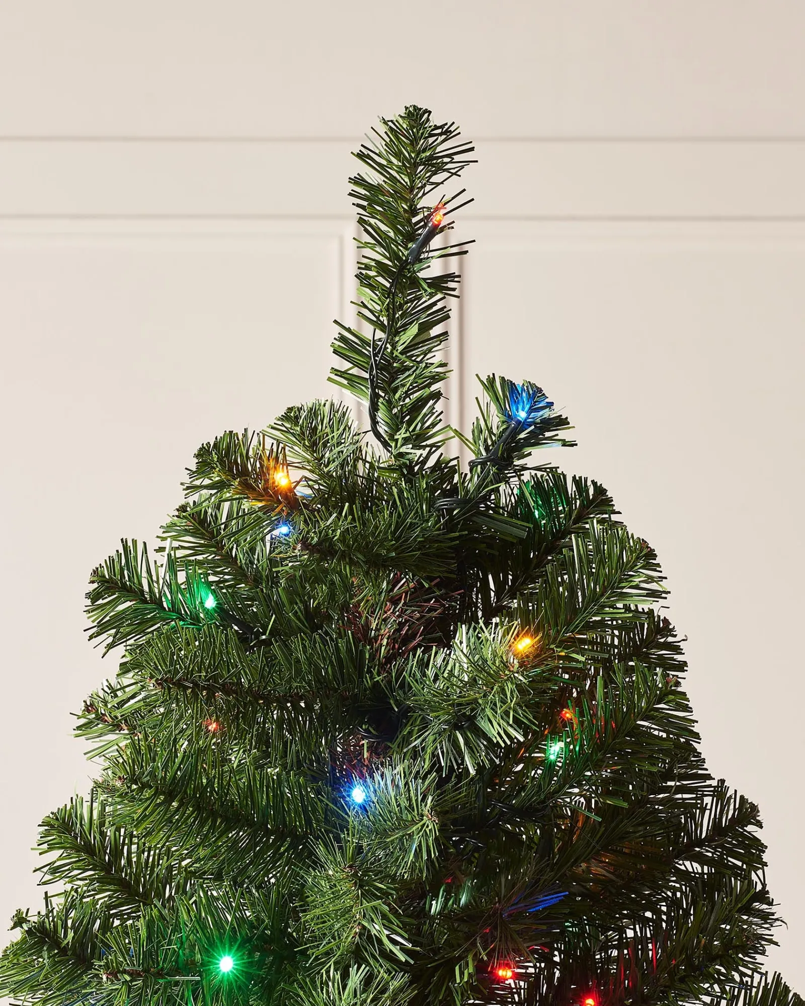 WeRChristmas Pre-Lit Emerald Spruce Christmas Tree, Multi Colour, 7 Ft