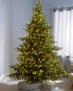 WeRChristmas Pre-Lit Empress Pine Multi-Function Christmas Tree, 6 Ft