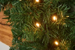 WeRChristmas Pre-Lit Extra Thick Multi-Functional Pine Garland, 9 Ft