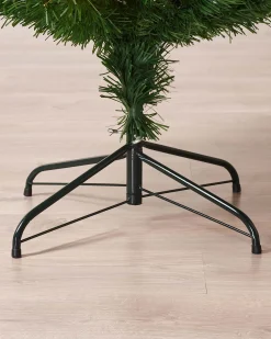 WeRChristmas Pre-Lit Fibre Optic Christmas Tree With Stars, 5 Ft
