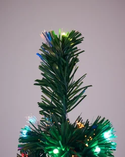 WeRChristmas Pre-Lit Fibre Optic Multi-Colour Christmas Tree, 5 Ft