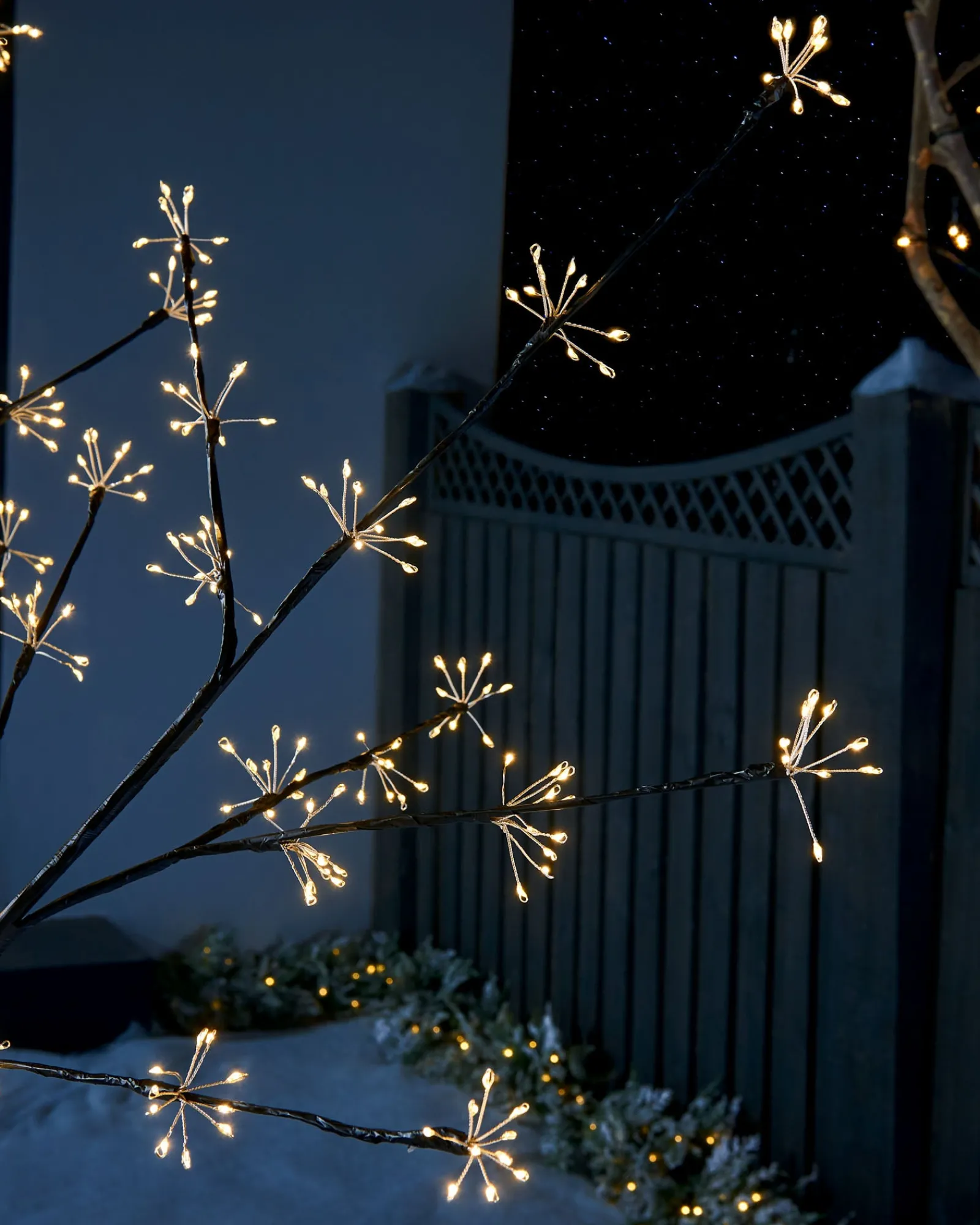 WeRChristmas Pre-Lit Firework Twig Tree, 6 Ft