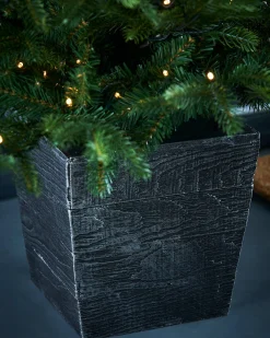 WeRChristmas Pre-Lit Grand Fir Potted Christmas Tree, 4 Ft