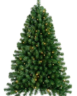 WeRChristmas Pre-Lit Green Wall Mounted Christmas Tree, 3 Ft