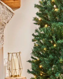 WeRChristmas Pre-Lit Highland Pop-Up Christmas Tree, 6 Ft