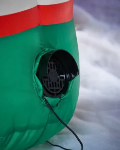 WeRChristmas Pre-Lit Inflatable Elf, 5 Ft