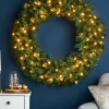 WeRChristmas Pre-Lit Majestic Wreath, 1 M