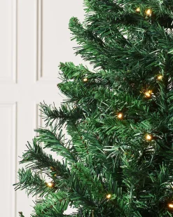 WeRChristmas Pre-Lit Mixed Pine Christmas Tree, 6 Ft