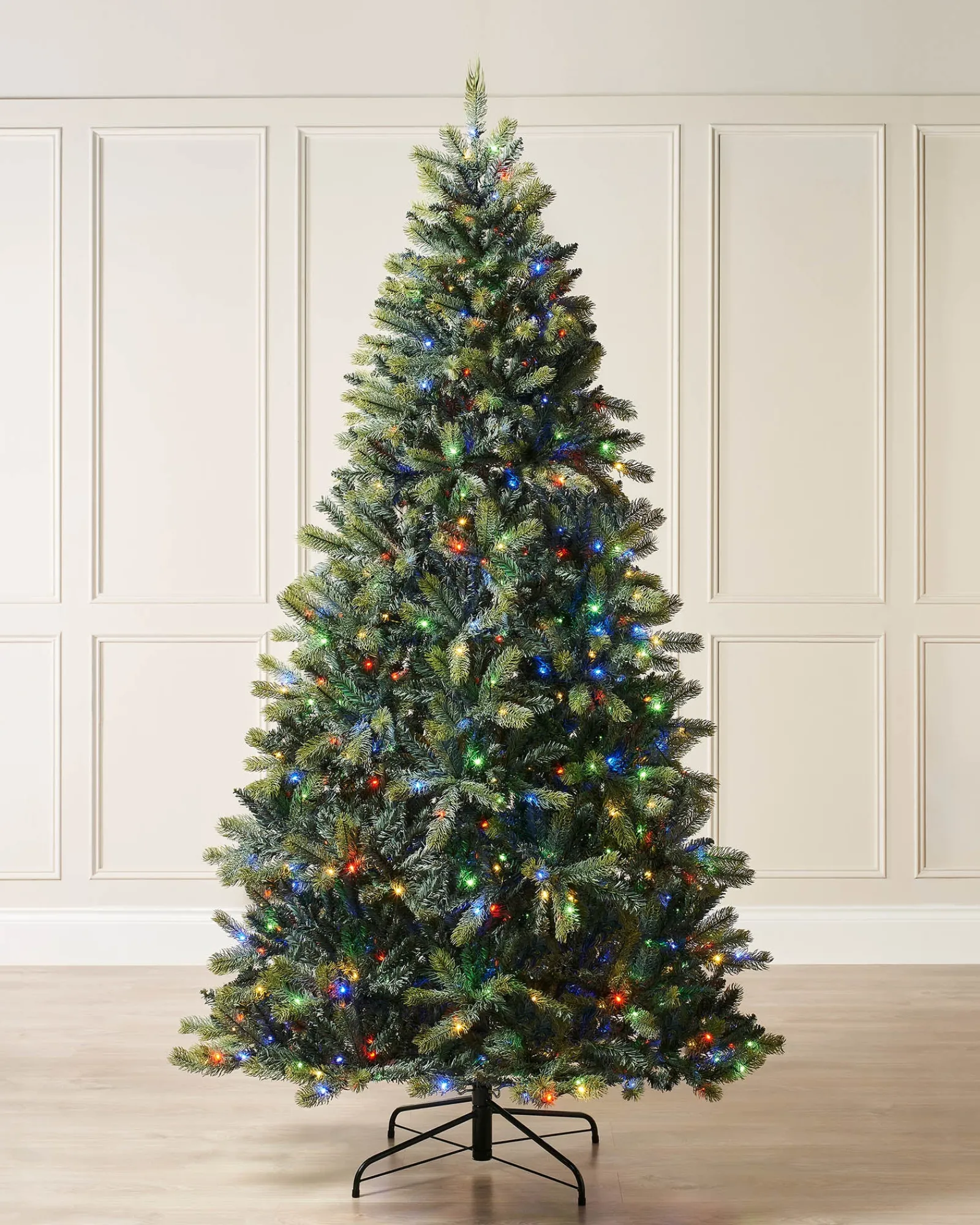 WeRChristmas Pre-Lit Mixed Pine Dual Christmas Tree, 6 Ft