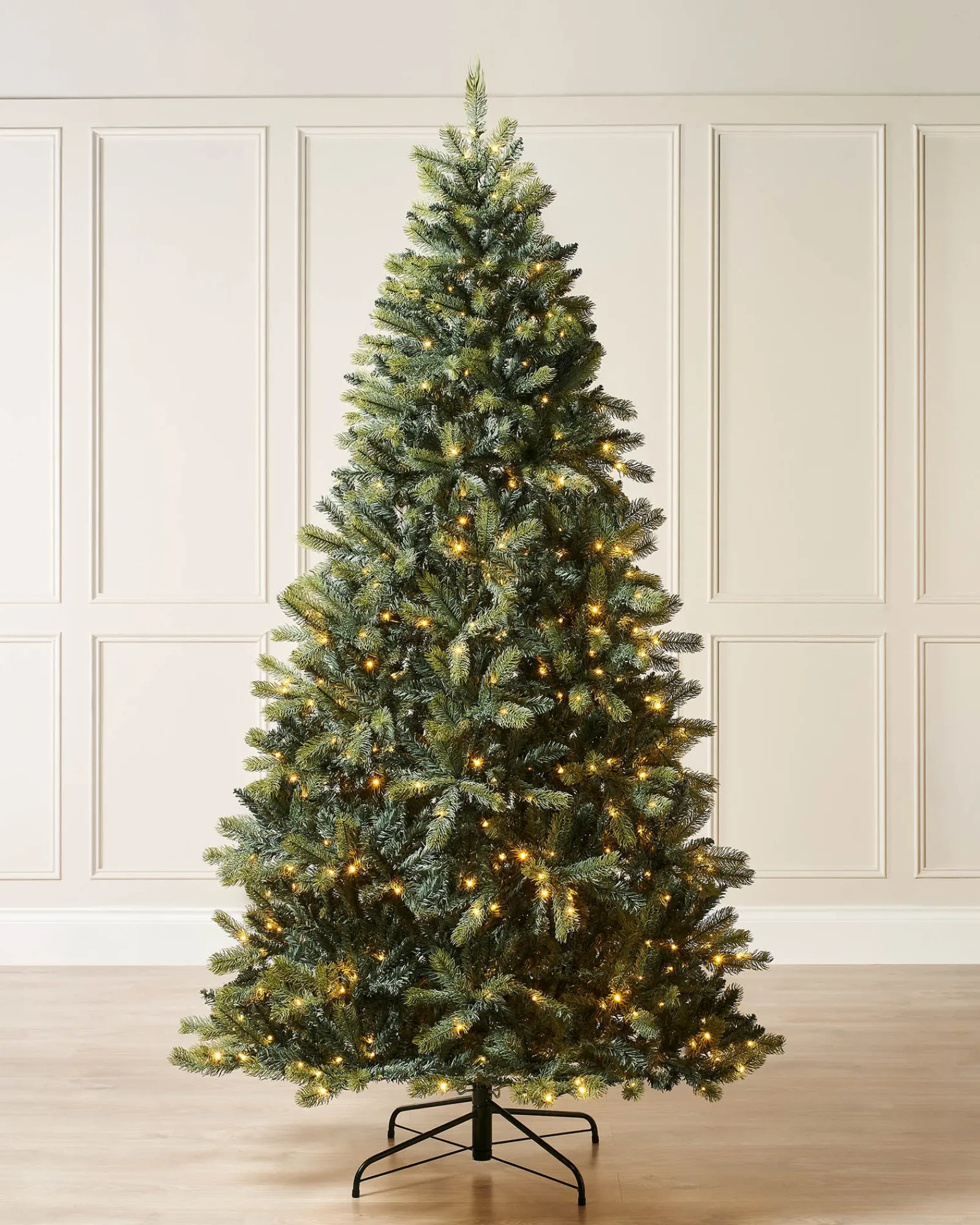 WeRChristmas Pre-Lit Mixed Pine Dual Christmas Tree, 6 Ft