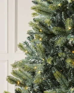WeRChristmas Pre-Lit Mixed Pine Dual Christmas Tree, 6 Ft