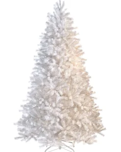 WeRChristmas Pre-Lit Mixed Pine White Christmas Tree, 12 Ft