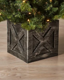 WeRChristmas Pre-Lit Natural Pine Potted Christmas Tree, 3.5 Ft