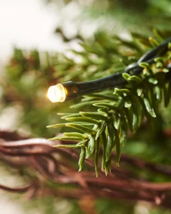 WeRChristmas Pre-Lit Pines & Berries Potted Christmas Tree, 4.5 Ft