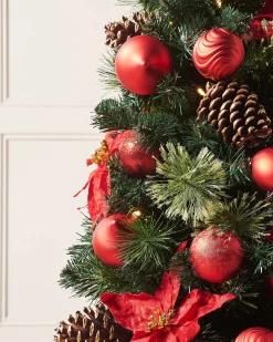 WeRChristmas Pre-Lit Potted Christmas Tree, 4 Ft