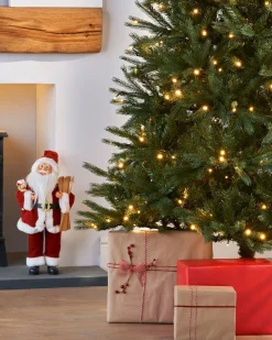 WeRChristmas Pre-Lit Regal Spruce Multi-Function Christmas Tree, 7 Ft