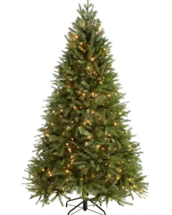WeRChristmas Pre-Lit Regal Spruce Multi-Function Christmas Tree, 7 Ft